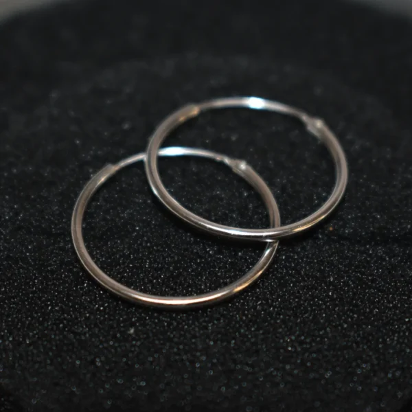 Silver Hoop Earrings