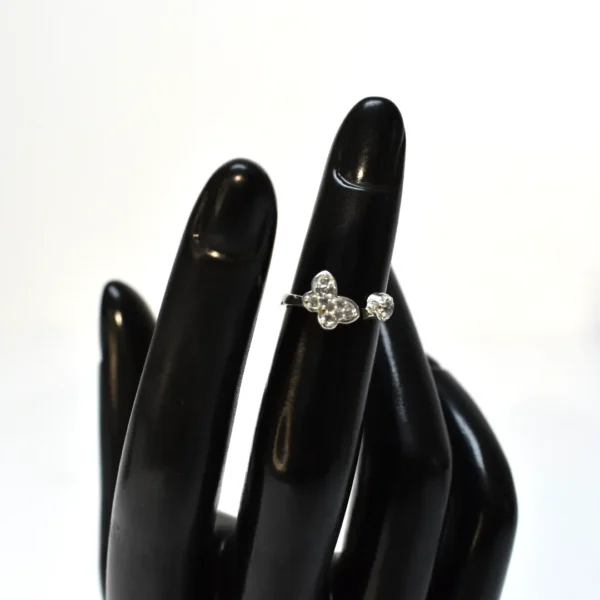 Half Finger Shiny Butterfly Ring